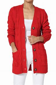 Image result for Women's Button Cardigan Sweater