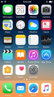 Image result for Original iPhone SE Home Screen