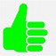 Image result for Green Thumbs Up Transparent