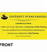 Image result for Bad Parking Notes