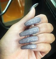 Image result for Silver Matte Nails