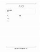 Image result for Fax Cover Page