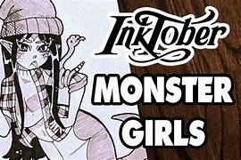 Image result for Inktober Prompt Monster Girl