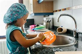 Image result for Children Washing Dishes Photos