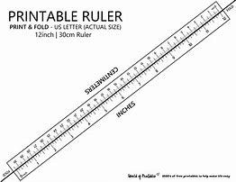 Image result for Print Out Ruler 12 Inches