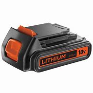 Image result for Front Part of the Black and Decker 18V Battery