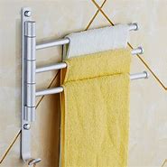 Image result for Wall Mounted Double Towel Rack