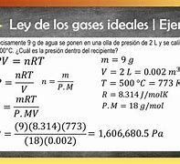 Image result for Ley De Los Gases