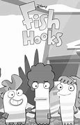 Image result for Fish Hooks Coloring Page