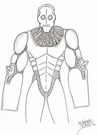 Image result for Humanoid Robot Drawing