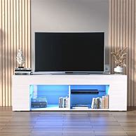 Image result for 55-Inch TV Stand On Wheels White