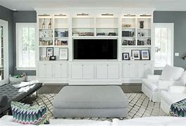 Image result for Built in Sitting Room Cabinets