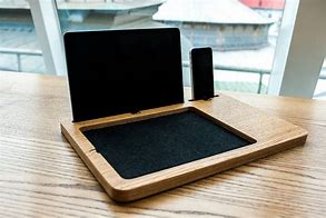 Image result for Vertical Wood iPad Stand