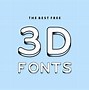 Image result for iPhone Font 3D