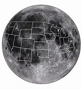 Image result for Moon Size Compared to Earth