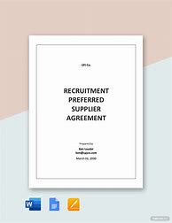 Image result for Recruitment Contract Template