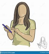 Image result for Using Phone Drawing