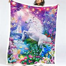 Image result for Unicorn Fleece Blanket
