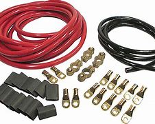 Image result for 2 Gauge Battery Cable with Connectors