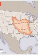 Image result for Size of Iran Compared to Us