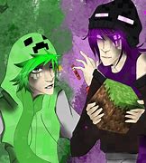 Image result for Minecraft Enderman and Creeper