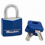 Image result for Blue Master Lock