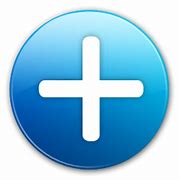 Image result for Plus Sign Button Square Blue