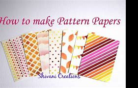 Image result for Paper Pattern to Top
