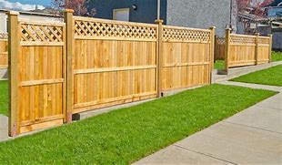 Image result for How to Install Fence Panels