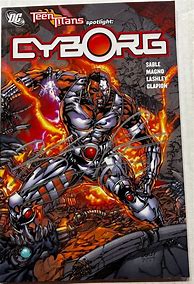 Image result for Teen Titans Spotlight Cyborg Cover