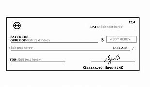 Image result for Free Large Blank Check Template