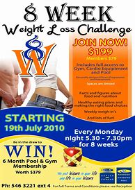 Image result for Weight Loss Challenge Flyer