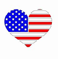 Image result for Sparkly American Flag Heart
