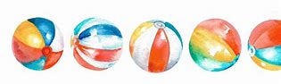 Image result for Watercolor Beach Ball