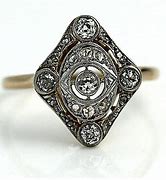Image result for Antique Edwardian Filigree Engagement Rings