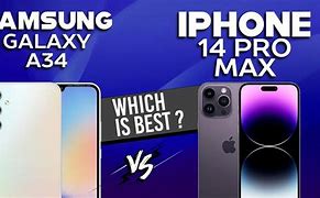 Image result for Galaxy A34 vs iPhone 14