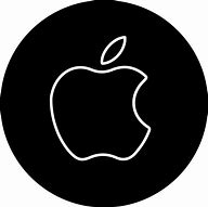 Image result for Apple Icon Black and White