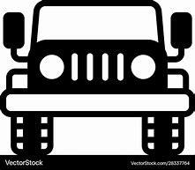 Image result for Vector Jeep with Tow Hook Vector