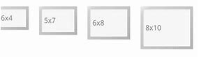 Image result for Small Picture Frame Sizes