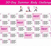 Image result for Workout Challenge 30 Days at Home Wall