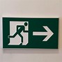 Image result for Pendant Exit Sign