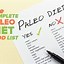 Image result for Free Printable Paleo Food List