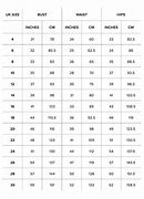 Image result for Hnm Size Chart