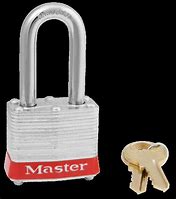 Image result for Master Lock Combination Padlock Long Shank
