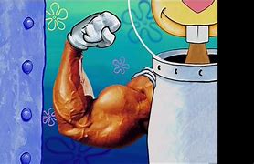 Image result for Spongebob SquarePants Muscles