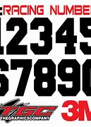 Image result for Racing Number Stickers