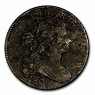Image result for 1807 Large Cent with Reverse 180 Degrees Off