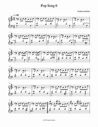 Image result for Pop Piano Sheet Music