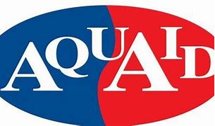 Image result for Aquaid Logo Writing