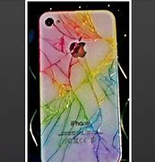 Image result for iPhone 4 White Colored Cracks